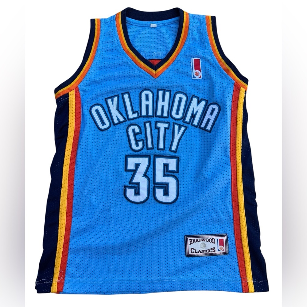 Kevin Durant #35 Youth M Jersey Stitched NBA Oklahoma City Thunder OKC Stitched